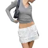 Comercio Exterior Europeo y Americano Transfronterizo Primavera y Otoño Nuevos Productos Ajustado Cuello en V Cintura Interior Ajustada Manga Larga Camiseta para Mujer Camisa de Moda Tendencia