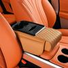 Console Central de Apoio de Braço para Carro Multifuncional Porta-Lenços Almofada Booster Cinco em Um Apoio de Cotovelo Porta-Copos Bolsa de Armazenamento
