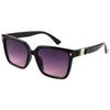 Gafas de sol polarizadas de alta gama de moda para hombre, con protección solar y caja de metal, gafas personalizadas para adelgazar el rostro grande para mujer.