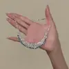 Esplendor EstreladoColar de Diamantes Cintilantes com um Design de Luxo Leve e Exquisito, Corrente para Clavícula de Diamantes Piscantes de Alta Qualidade e Sofisticada