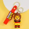 Figuritas de llavero de goma blanda de anime de dibujos animados, colgantes para mochila, accesorios para bolsos, pequeños adornos, al por mayor en stock para tiendas