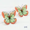 Mariposa 3D Cabeza de Flor Grande Tocado Tela Simulación Pasador DIY Estilo Antiguo Hanfu Accesorio para el Cabello Fotografía de Boda Flor Decorativa