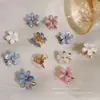 Exquisita mini pinza para el cabello con forma de flor, pequeña y dulce, accesorio para el cabello lateral de mujer, pinza para flequillo, pinza para el cabello roto, pinza para el cabello con tocado
