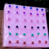 Se Pueden Emparejar con Juegos de Aretes de Acero Quirúrgico para Piercing de Oreja de Comercio Exterior al por Mayor para Auto-Perforación, Adecuados para Principiantes, Niños y Estudiantes