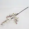 Flor de ciruelo de invierno Flor de durazno Rama de flor de ciruelo Flor de ciruelo Flor artificial Flor falsa Flor de plástico Flor preservada Adorno para el hogar Flor decorativa