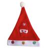 Novo Natal Adulto Crianças Velho Homem Boneco de Neve Alce Chapéu Brilho Chapéu de Natal Bonito Decoração de Natal Presente