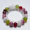 Pulsera de Jade Blanco Fantasma de Cristal Natural Berry Gummy para Mujer, Pulsera de Regalo Versátil al por Mayor