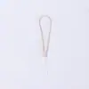 Correa para cuello de teléfono móvil de fabricante, correa corta para muñeca, cadena de silicona líquida, cuerda anti-pérdida, cuerda larga para deportes