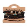 Pulsera Europea y Americana Bohemia Hecha a Mano Mix and Match Cuentas de Arroz Multicapa para Mujer Pulsera de Cuentas Joyería Joyería Transfronteriza