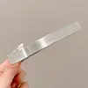 Presilha elegante e versátil em formato de laço torcido para mulheres, grampo doce estilo coreano, novo grampo de cabelo grande 2026 para penteados presos