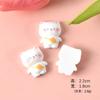 Gatinhos adoram comer acessórios de resina assado de pargo joias diy cola creme capa de celular adesivo de geladeira acessórios de cordão de cabelo