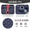 Colchoneta Inflable Auto-Inflable para Acampar al Aire Libre con Bomba de Pie, TPU con Forma de Diamante y Almohada para Esterilla de Dormir de Tienda de Campaña