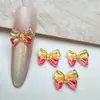 2025 Nova Resina Colorida Aurora Laço DIY Arte de Unhas Joias Acessórios Capa de Celular Adorno de Cabeça Unhas Vestíveis
