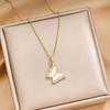 High-end sentido requintado super flash borboleta colar feminino francês pequeno fresco moda nicho rede vermelho clavícula corrente jóias atacado