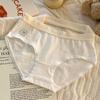 Un bocado de dulce ~ Ropa interior japonesa para mujer de algodón puro para mujer de verano de tiro bajo para niñas de algodón 7A antibacteriana de talla grande ropa interior para mujer