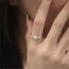 Anillo de Camelia para Mujer Elegante Dulce y Fresco Anillo Abierto para Dedo Viento Frío Sentido de Alta Calidad Anillo de Dedo Flor de Rosa