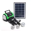 Sistema Pequeño de Generación de Energía Solar Shengshuo, Luz de Bombilla de 5W con Radio FM, Luz Portátil de Camping para Exteriores Uno a Tres