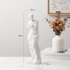 Estilo Nórdico Arte Brazo Roto Venus Personaje Estatua Adornos Artesanía de Resina Sala de Estar Comedor Escultura de Boceto