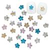 Al por mayor color para arte de uñas pequeña joyería de estrella de mar estrella de mar de moda en internet forma de diamante con base puntiaguda adornos súper brillante estrella pequeña decoración de uñas