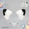 Faixa de Cabelo Lolita de Pelúcia Feita à Mão com Orelhas de Gato Acessórios de Cabelo Kc Headwear de Orelhas de Animal Grampo de Cabelo de Orelha de Raposa