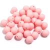 Cuentas Redondas de Silicona de Colores Caramelo, Accesorios para Cadena de Teléfono Móvil, Cuentas Sueltas Redondas Semiacabadas, Cuentas Redondas de Colores Caramelo, Cuentas Sueltas