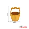 Um balde de enfeites dourados uma cornucópia de metal um balde de Jiangshan móveis de escritório sala de estar varanda decorações para casa