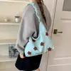 Bolso bandolera retro de estilo americano con estampado de estrellas, un bolso de hombro casual y versátil con cierre de cordón y gran capacidad, perfecto para ir al trabajo y para el uso diario