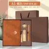 Caixa de Presente para Caderno Conjunto Personalizado A5 Caderno de Alta Qualidade Presente para Empresa Lembrança Livro de Registro de Reunião