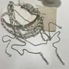 Exagerado Collar Largo con Borlas de Perlas Multicapa Europeo y Americano Deseo Puro Sexy Spice Girls Sentido Avanzado Cadena de Clavícula de Nicho Moderno
