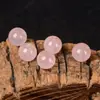 Pedras Soltas de Calcedônia Rosa Cristal Rosa Semi-Acabado Quartzo Jade Pulseira Trançada de Contas Artesanal DIY Colar Venda por Atacado