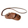 En existencia Caja de almacenamiento de gafas de cuero Bolsa de almacenamiento de gafas de sol portátiles para exteriores Bolsa de almacenamiento de gafas de cuello portátil