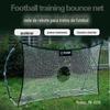 Treinamento de Futebol Equipamento Auxiliar Rebote Net Portátil Rede de Rebote Gol Net Passe Tiro Rebote Net Auxiliar