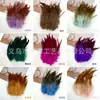 En Stock 10-15cm Atrapasueños de Plumas Coloridas Palo Juguete para Gatos Decoración Accesorios DIY Accesorios Hechos a Mano