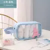 Bolsa Cosmética de Couro PU Atacado Multifuncional Bolsa de Higiene Pessoal Bolsa de Armazenamento Conjunto Ecológico Bolsa de Higiene Pessoal para Viagem Dropshipping