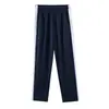 Calça Escolar Shanwei Reta Puning Calça Escolar Outono Masculina e Feminina Corrida Calça Casual Solta Perna Larga Uniforme Escolar Estudantil