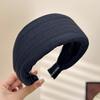 Faixa de Cabeça de Verão Sense Color de Alta Qualidade Acessório de Cabeça Diário para Mulheres Acabamento de Cabelos Quebradiços Presilha de Cabelo Antiderrapante para Lavar o Rosto Elástico de Cabelo Faixa de Cabeça