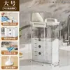 Contenedor de almacenamiento sellado transparente para detergente líquido y en polvo para la lavandería del hogar, con escala, caja de almacenamiento a prueba de polvo para la cocina