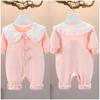 Macacão de Lua Cheia para Bebê Menina Outono, Roupa Externa Fashion de Princesa Super Fofa e Fofa, Macacão Estilo Outono