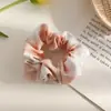 Laço de Cabelo de Renda Doce para Intestino Grosso Feminino Fofo Doce Alto Valor de Beleza Corda para Prender Cabelo Corda de Cabelo para Estudante Acessórios de Cabelo para o Início da Primavera