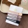Pinza para el Cabello Grande de Pato en Color Café con Leche Maillard para la Parte Trasera de la Cabeza, Adecuada para Fijar el Flequillo y el Cabello Lateral