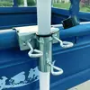 Novo Guarda-chuva Grande para Barracas ao Ar Livre, Triciclo, Food Truck, Base de Guarda-sol com Estrutura Fixa