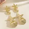 Pendientes Colgantes Ovalados de Circonita Transfronterizos Europeos y Americanos, Moda Retro, Temperamento Exquisito, Lujo Ligero, Pendientes de Alta Gama