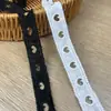 Borda de Renda de Seda Leite Solúvel em Água em Forma de Coração Branco Borda de Renda Acessórios para Roupas Chaveiro Bordado Acessórios de Laço