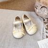 Zapatos de Cuero para Niños 2025 Primavera y Verano Nuevos Estilo Coreano Versátiles Zapatos de Princesa con Lazo Zapatos Planos para Niñas Zapatos de Bebé