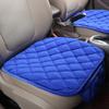 Cojín para asiento de coche otoño e invierno Nuevo terciopelo de cristal sin respaldo pequeño de tres piezas no restrictivo cálido Cojín general para asiento de coche