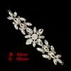 Em estoque corrente de strass diy corrente de olho de cavalo padrão diamante de vidro corrente de diamante de garra fancy acessórios de cintura para roupas atacado