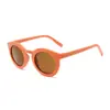 Gafas de Sol Infantiles Color Macarrón Douyin para Niños y Niñas Gafas de Sol para Bebé Anti-UV Gafas de Sol de Dibujos Animados Venta al por Mayor