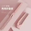 Pente Dobrável Portátil para Viagem, Pente para Levar, Pente Massageador Portátil de Dentes Finos, Pente de Dentes Largos para Cabelo Liso, Pente para Maquiagem