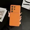 Transforma al Instante tu Teléfono en una Funda con Patrón de Línea V Adecuada para Samsung S26Ultra Textura de Cuero S25Fe Moderna Imitación Funda Original S24/S26