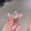 Ojo de Gato Mariposa de Doble Cara Pinza Pequeña de Agarre Verano Princesa Cabeza Pinza de Tiburón Sentido Avanzado Cabello Menos Flequillo Pinza Pasador de Cabello con Pedrería